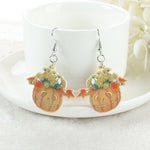 Load image into Gallery viewer, Halloween Acrylic Drop Earrings
