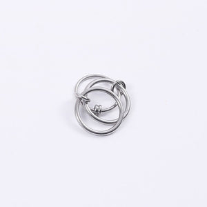 Layered Strand Loop Ring