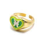 Load image into Gallery viewer, Colorful Zodiac Signet Ring
