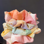 Load image into Gallery viewer, Oversized Paint Drip Hair Scrunchie
