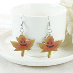Load image into Gallery viewer, Halloween Acrylic Drop Earrings
