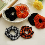 Load image into Gallery viewer, Halloween Simple Colored Hair Scrunchie
