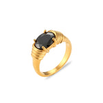 Load image into Gallery viewer, Oval Cut Crystal Ring
