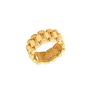 Gold Watchband Ring