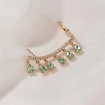 Load image into Gallery viewer, Water Drop Crystal Cuff Earring
