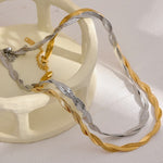 Load image into Gallery viewer, Snake Weave Necklace &amp; Bracelet
