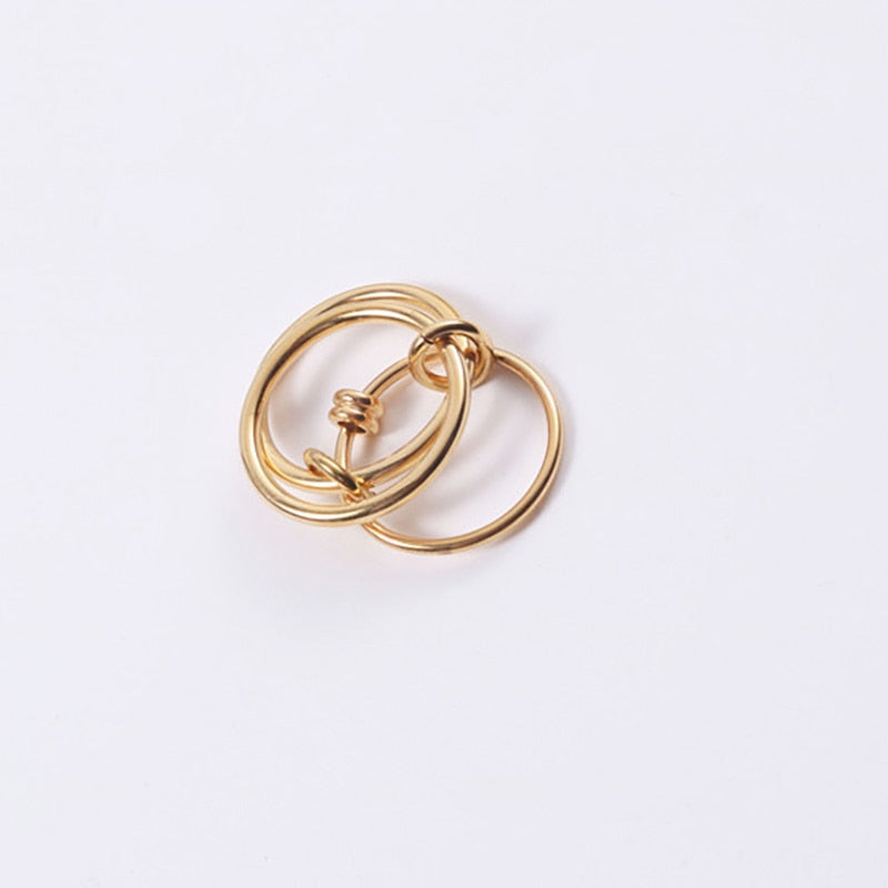Layered Strand Loop Ring