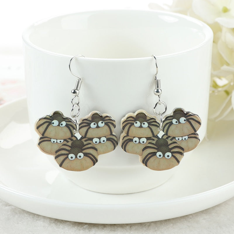 Halloween Acrylic Drop Earrings
