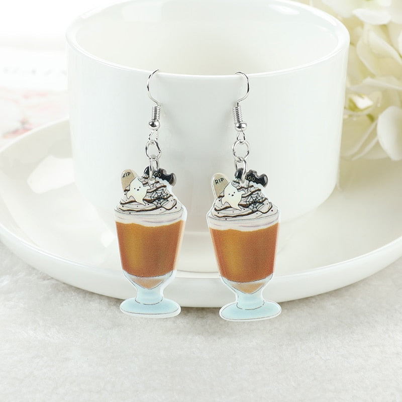 Halloween Acrylic Drop Earrings