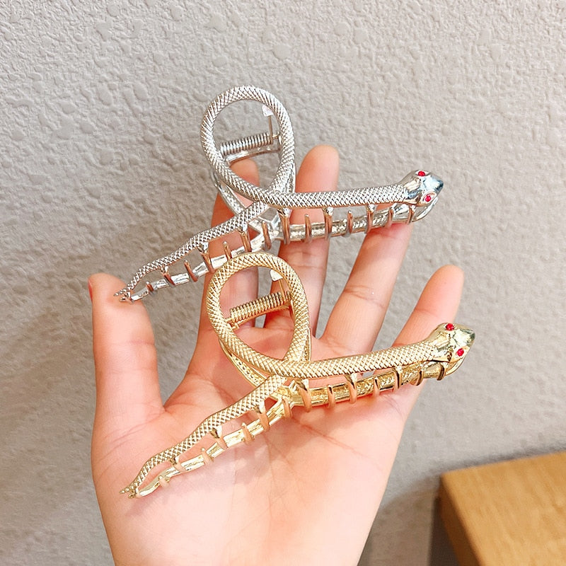 Crystal Snake Eyes Hair Claw