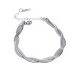 Load image into Gallery viewer, Snake Weave Necklace &amp; Bracelet
