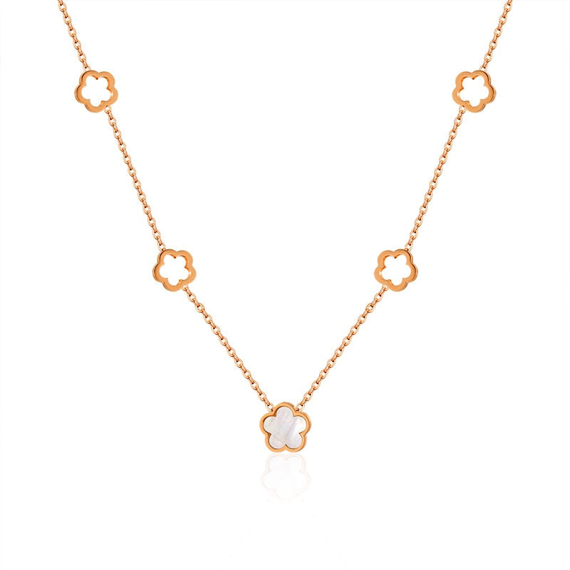 Lucky Clover Choker Necklace