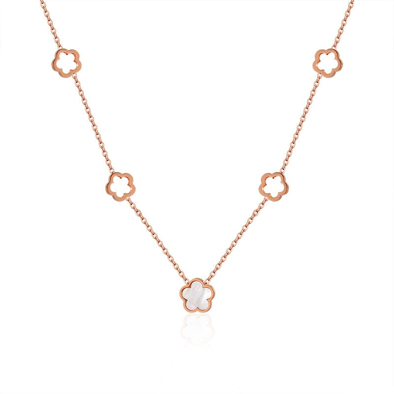 Lucky Clover Choker Necklace