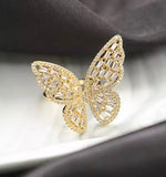 Load image into Gallery viewer, Butterfly Baguette Ring
