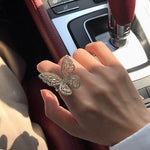 Load image into Gallery viewer, Butterfly Baguette Ring
