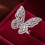 Load image into Gallery viewer, Butterfly Baguette Ring
